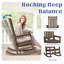 Wolak HDPE Rocking Adirondack Chair-1315877126