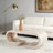 47.24"Curved Coffee Table