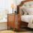 End Table With Charging Station, Narrow Side Table With 2 Drawer, Wood Sofa Side Table With Solid Wood Feet For Living Room, Vintage Slim Nightstand Bedside Table For Bedroom, Pre-Assembled-309287932