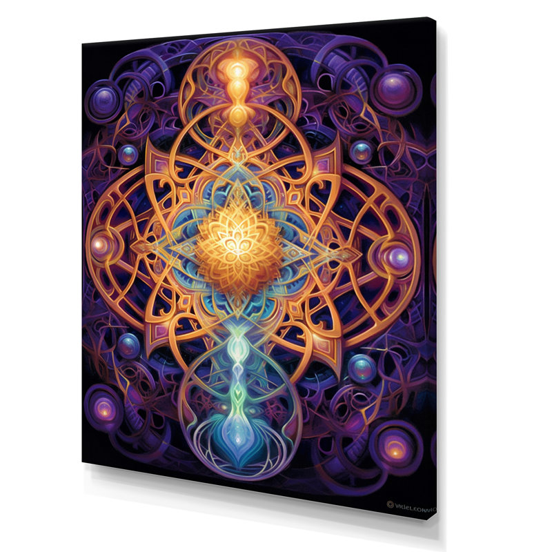 «Mystical Mandalas», reproduction sur toile, H 20 po x l 12 po x P 1 po, Toile tendue