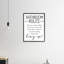 «Minimal Bathroom Rules Sign Hurry up Humor», art textuel-59974540-59974541