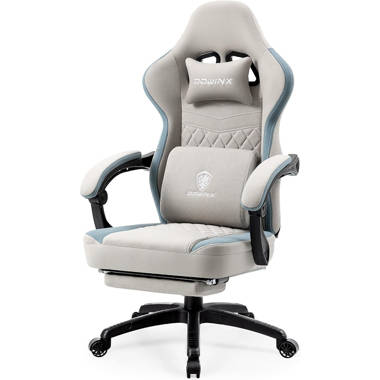 Dowinx Big and Tall Gaming Chair with Footrest, High Back Ergonomic Office  Chair with Comfortable Headrest and Lumbar Support, 4D Armrests Computer