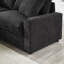 Canapé modulaire modulaire avec 3 rangements, canapé en L en polyester pour salon avec repose-pieds-350351910