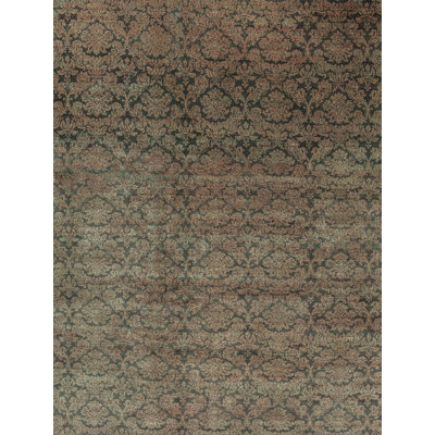 Tapis rouge noué à la main de haute qualité