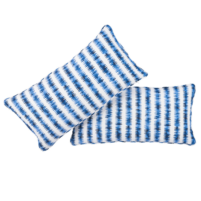 Schumacher x Happy Menocal Cardiogram Pillow, 12" x 24"