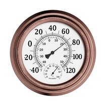 PA-8390) Indoor/Outdoor Dial Thermometer, Large 13.25” Highly Visible