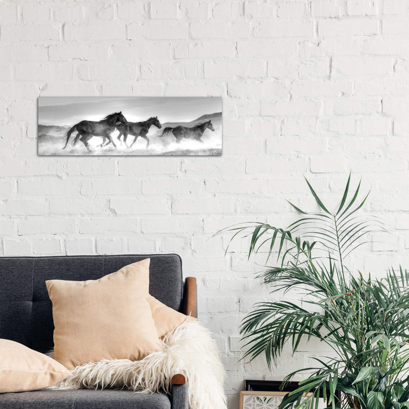 Rolling by Sally Linden - Wrapped Canvas Panoramic Print, 30.48 cm H x 91.44 cm W x 1.91 cm D