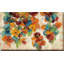 Épice et fleurs turquoise - Peinture-63136286-63136273