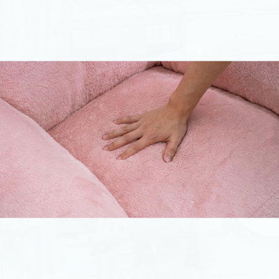 Fauteuil à billes, fauteuil à billes en fausse fourrure