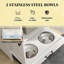 Armoire de rangement pour chien, station d'alimentation pour animaux