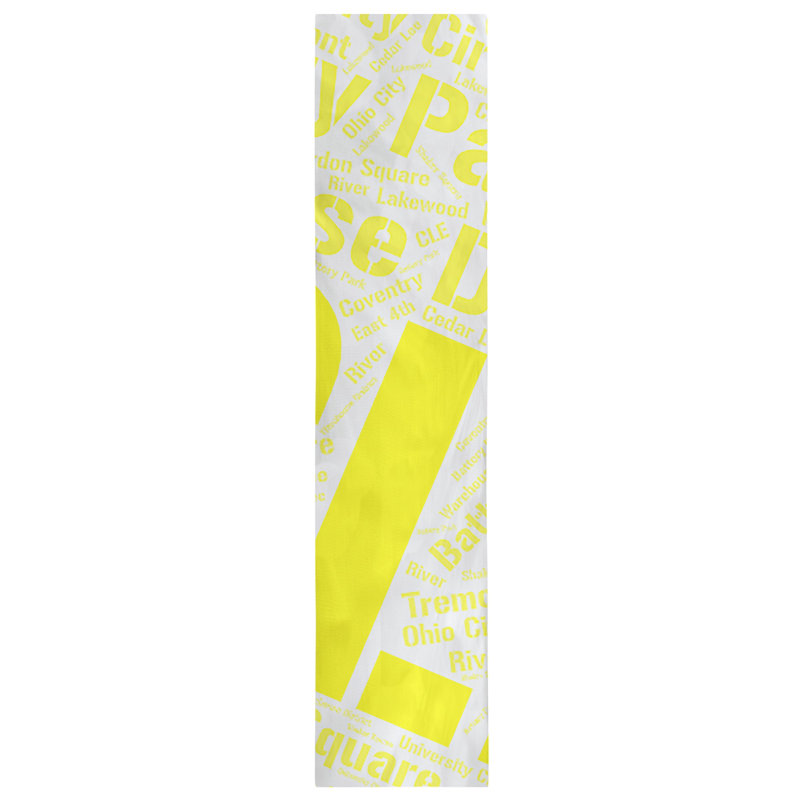Chemin de table, 72 po x 16 po, Jaune, Cleveland