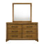 Ensemble de chambre avec très grand lit en bois 4 pièces Virginie-10273808