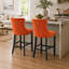 Ensemble de tabourets de bar double rembourrés Classic-347508062