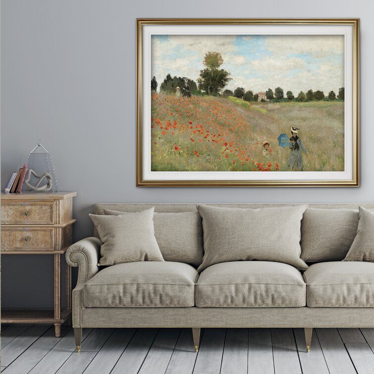 'Poppy Field' by Claude Monet Print
