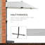 Parasol de patio 6,6 x 6 pi avec auvent double face, gris foncé-97812939