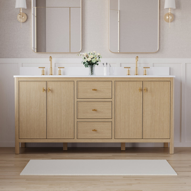 Meuble-lavabo double 72 po Kingsley