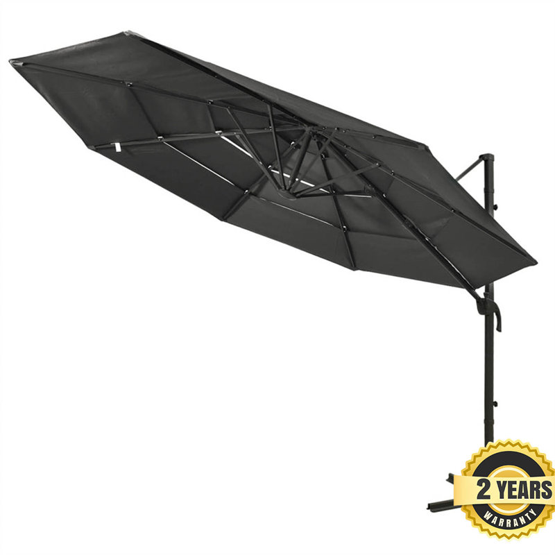 Alisson 300cm Parasol, Anthracite