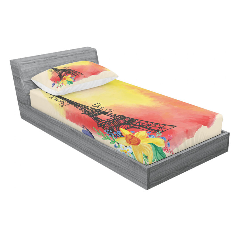 Microfiber Sheet Set, Twin XL Sheet Set with Fitted Sheet