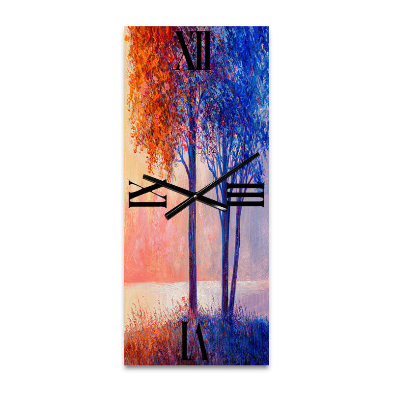 Horloge murale Lake River, Grand