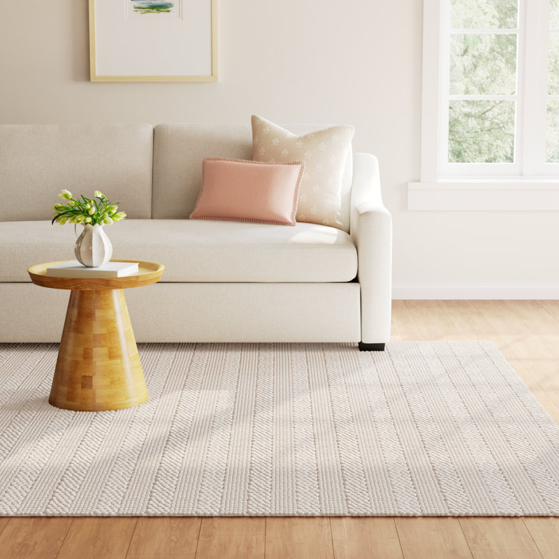 Stanwick Handmade Bleach Rug, Rectangle 9' x 12'