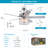Josgart 52'' Ceiling Fan with Light Kit