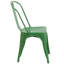 Commercial GradeMetal Indoor-Outdoor Stackable Chair-984495318