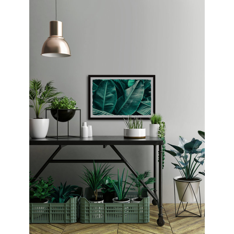 Lush Foliage - Single Picture Frame Painting, 20 cm H x 30 cm W