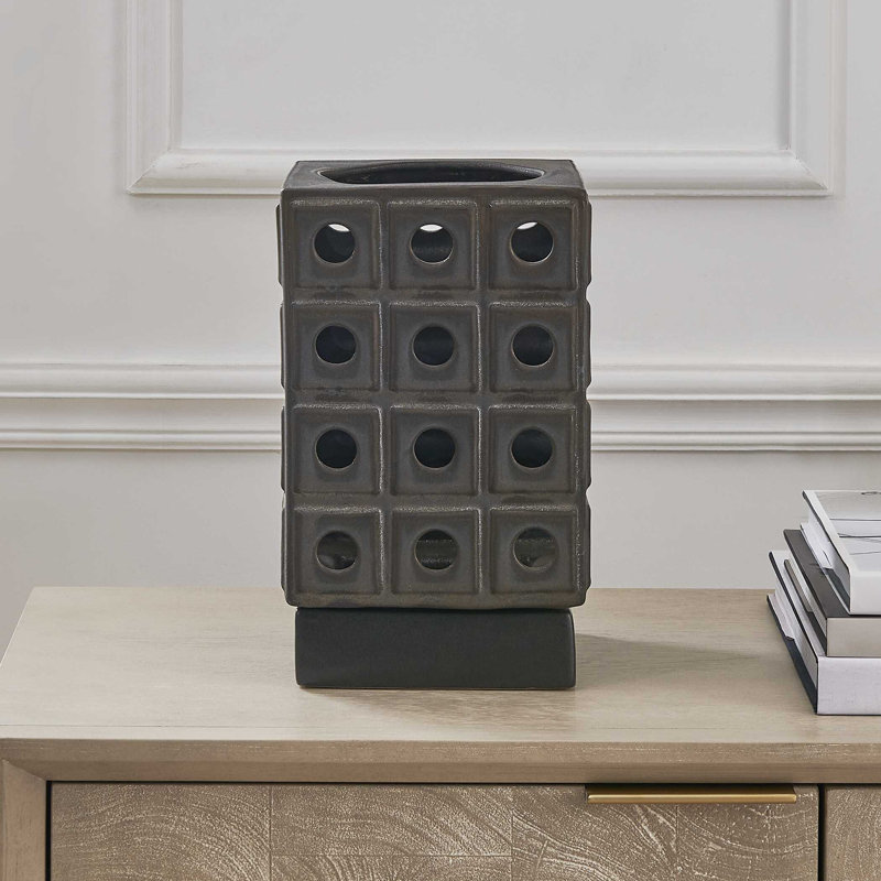 Uttermost Lattice Indoor-Outdoor Lantern Candleholder