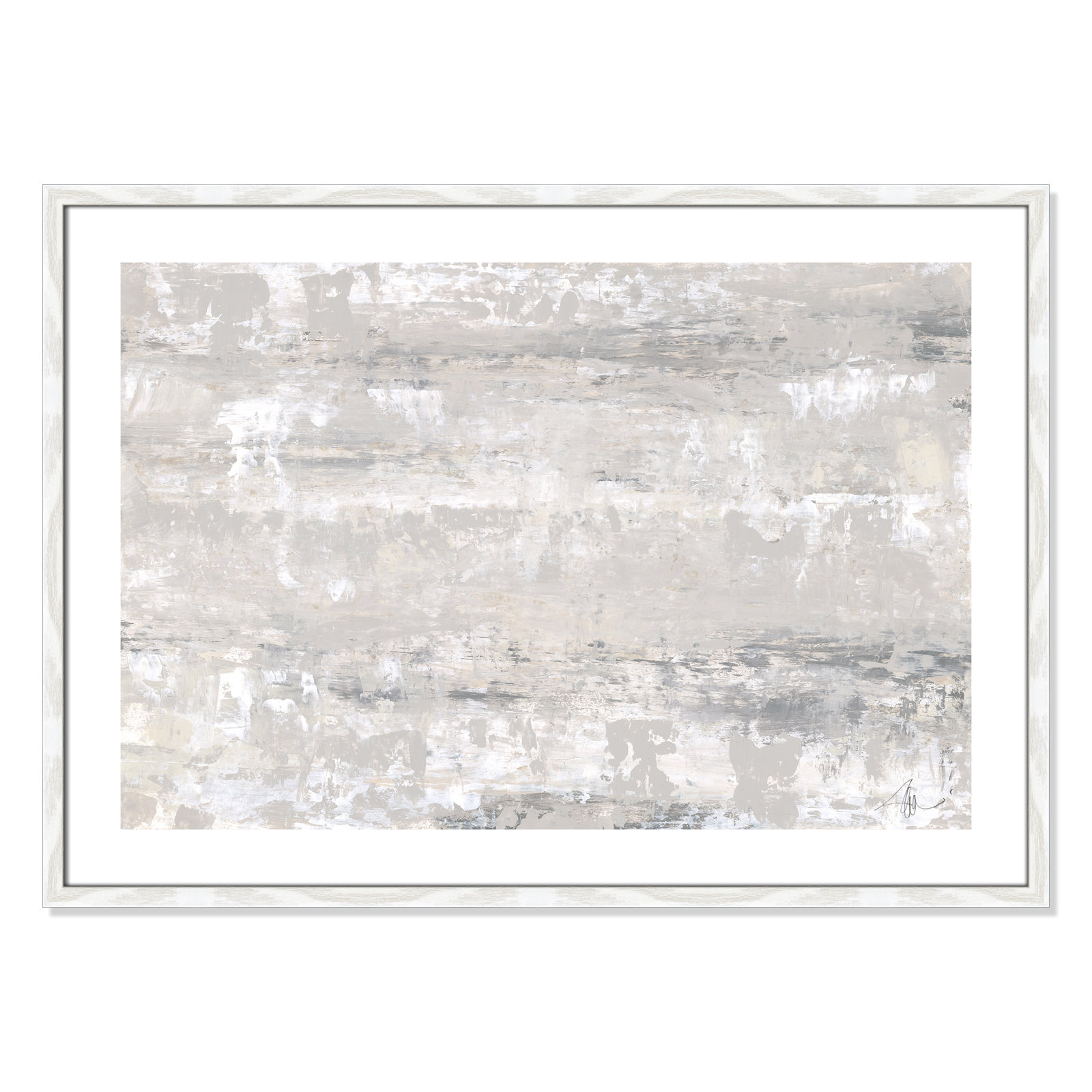 Desert Winds by Filippo Ioco - Print, White Wood Framed Paper, 25.5" H x 35.5" W x 0.75" D