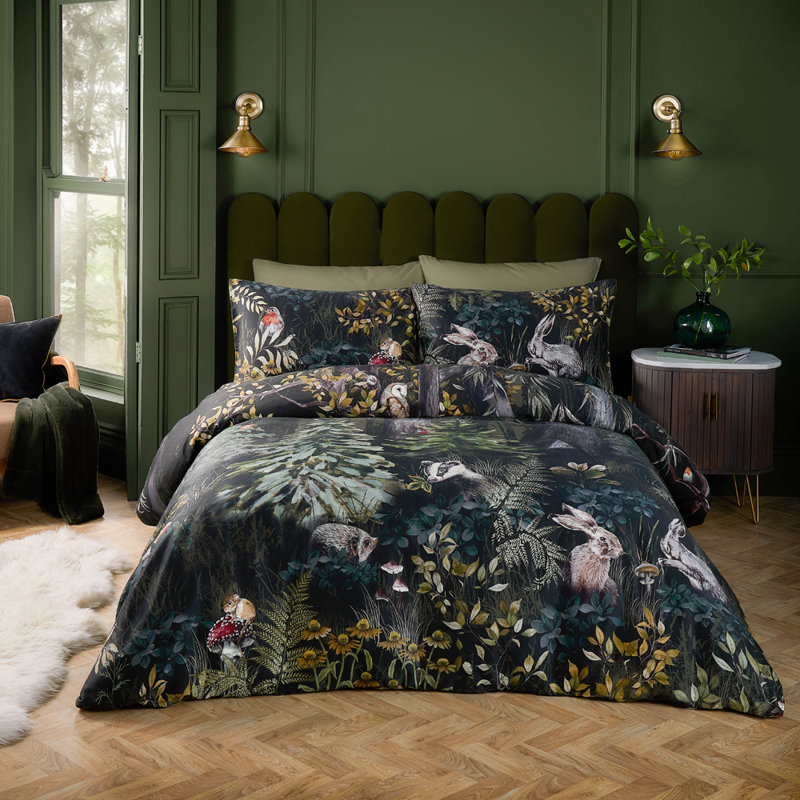 Sherwood Cotton No Pattern Duvet Cover Set with Pillowcases Included, King Duvet Cover + 2 King Pillowcases