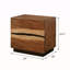 Smokey Walnut And Coffee Bean 2-Drawer Nightstand