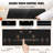 Built In Electric Stove Top, 23.2 X 20.5 Inch 4 Burners, 240V Glass Radiant Cooktop With Sensor Touch Control, Timer And Child Lock Included, 9 Power Levels For Simmer Steam Slow Cook Fry
