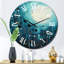 Horloge murale Blue Minimalisme-93393933