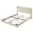 Queen Size Floating Bed Frame With Storage Headboard-1000635258