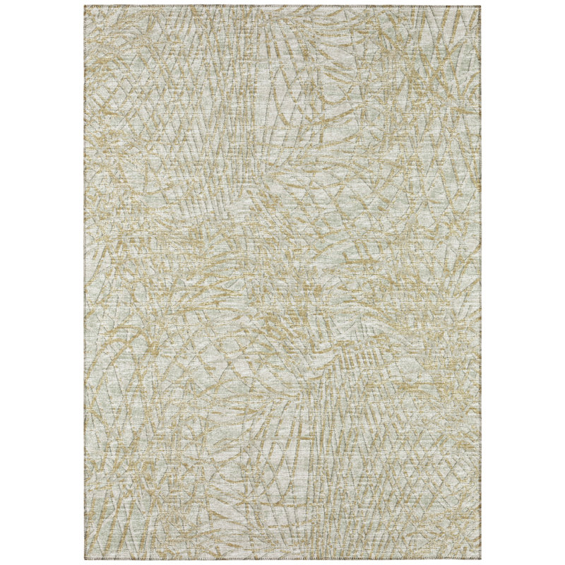 Zakyi Chenille Southwestern Indoor / Outdoor Rug, Rectangle 3' x 5'