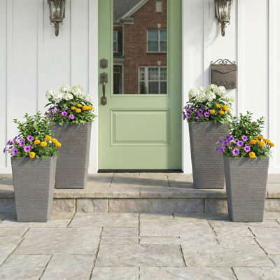 Ensemble de pots à fleurs pour l'intérieur et l'extérieur Traditional