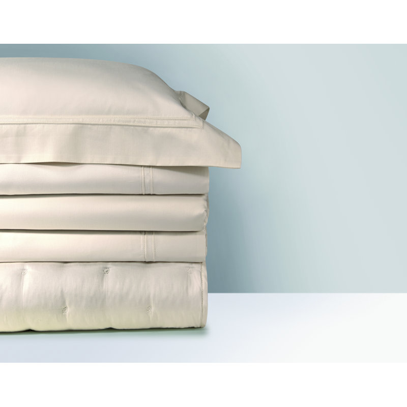 Triomphe Duvet Cover, King Duvet Cover, Nacre