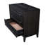 Commode Bachelor 3 tiroirs au fini poivre