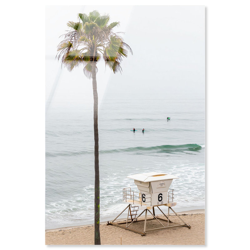 «Lifeguard Station 6», reproduction sur toile par Notoriart, prête à être accrochée, H 24 po x l 16 po