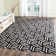 Stasia Hand Woven Leather Geometric Rug