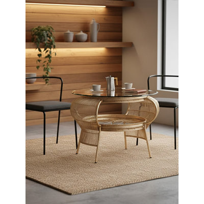 Mantis Bicycle Wheel Design Coffee Table