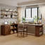 Bureau en L en bois massif avec 1 tiroir-1539155534-1539155528