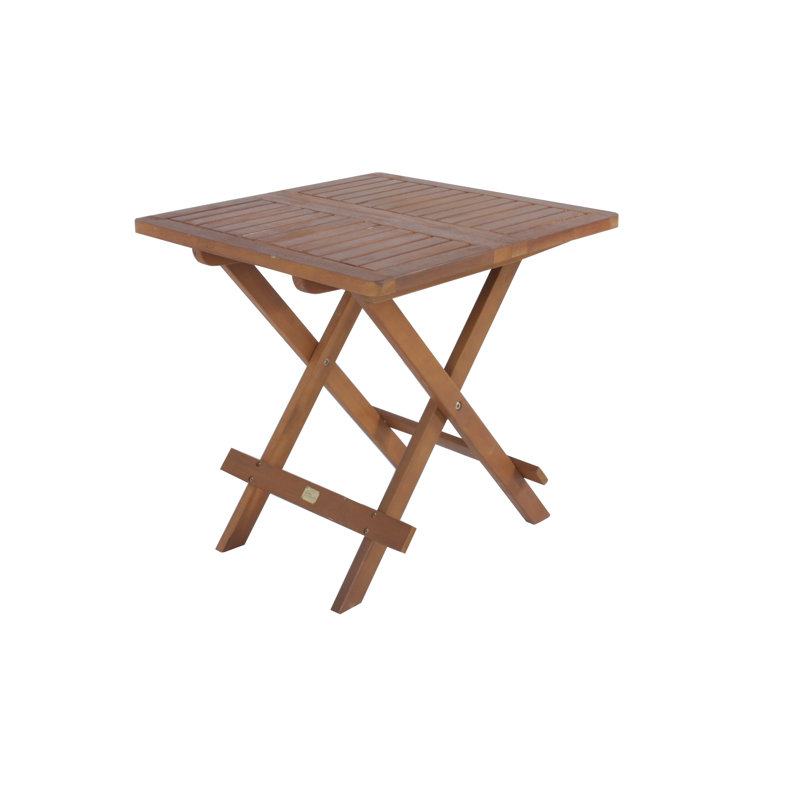 Berwyn Square Acacia Solid Wood Outdoor Side Table - 50 cm W 50 cm D