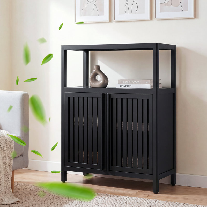 Armoire de salle de bain Nikoll, Noir
