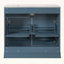 Meuble-lavabo de 36 pouces avec lavabo en céramique, deux grandes portes à fermeture douce et armoire de rangement à cadre en bois-1038105888
