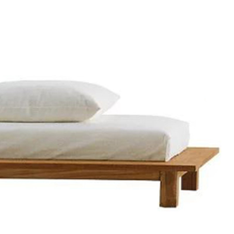 Chaise longue d'extérieur en bois massif Villa Hotel