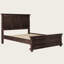 Structure de lit traditionnelle en bois de pin avec tête et pied de lit décoratifs, style rétro champêtre, aucun sommier nécessaire-1152918985-1152918990