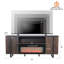 TV Stand for TVs up to 78" with Fireplace Included-1432680714