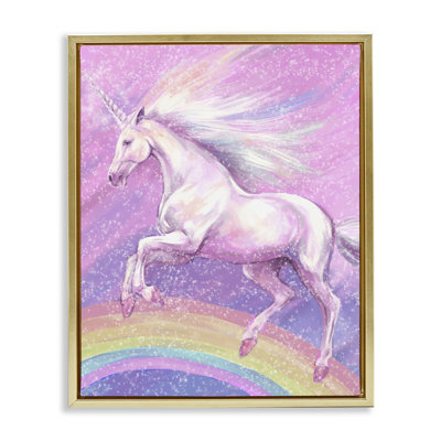 Art graphique de la licorne sur toile par Ziwei Li