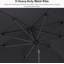 122cm X 182cm Rectangular Market Parasol-865155930